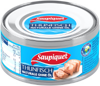 Saupiquet Thunfisch Naturale - ohne Öl 185 g (140 g) Dose